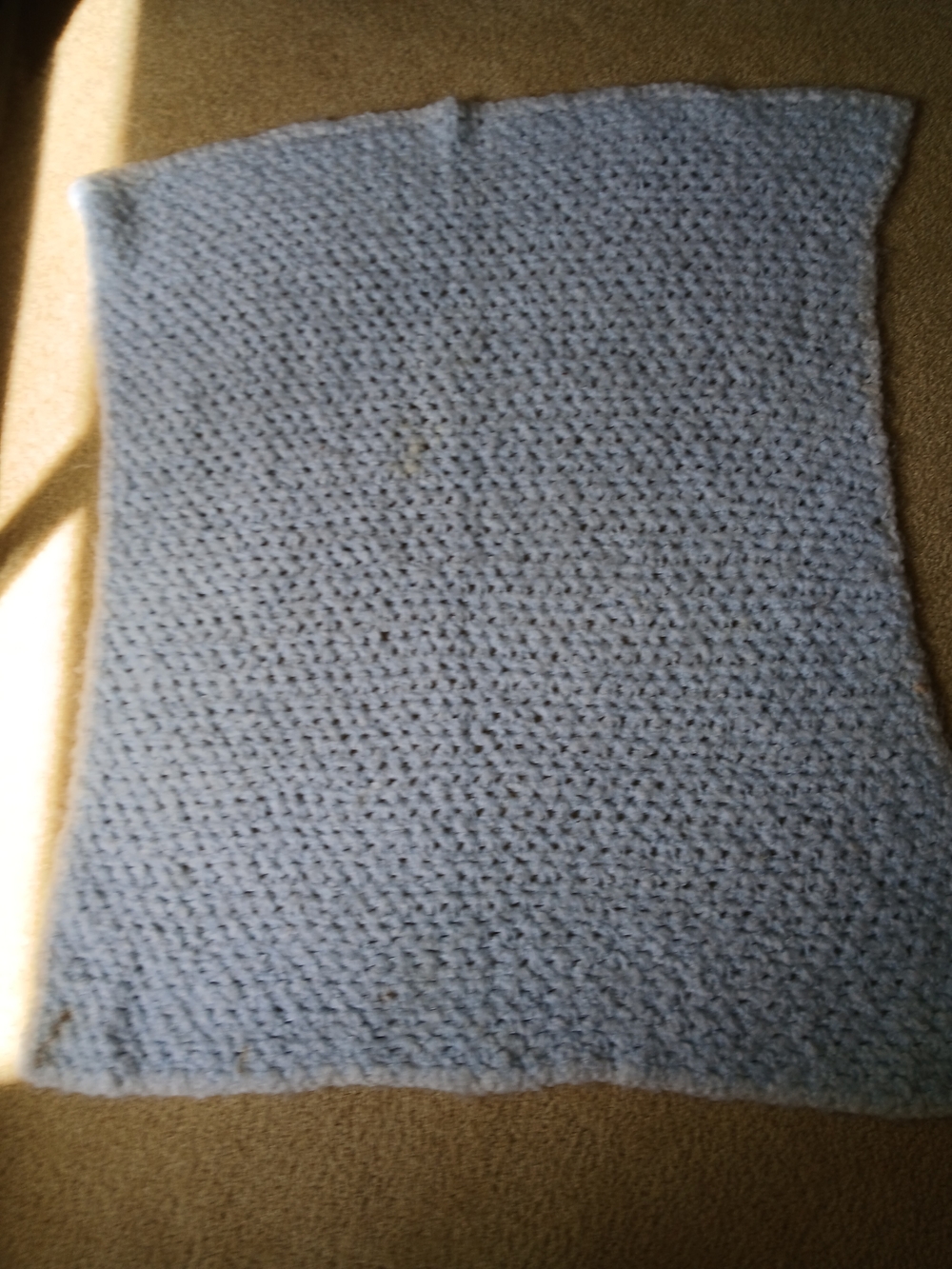 Handmade Crochet Baby Blanky 39X36